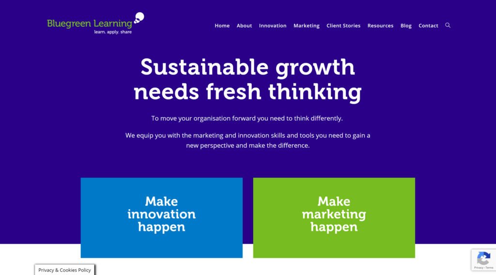 Web Design and Build for Bluegreen Learning
